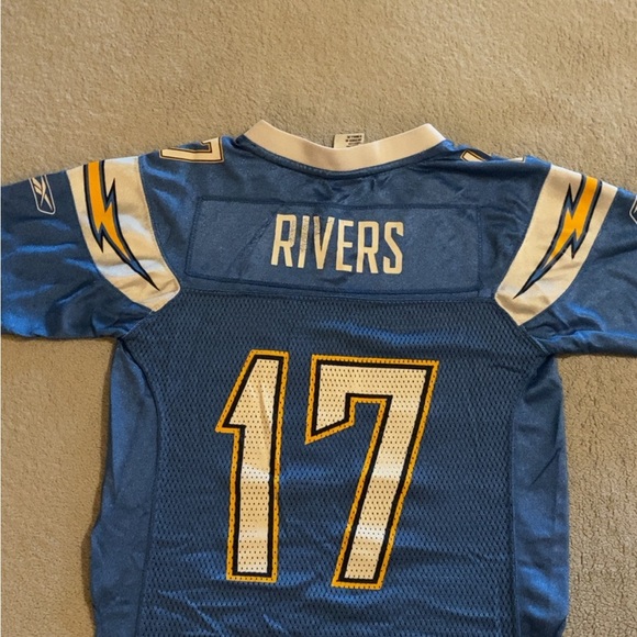 Chargers nfl rivers Blue NFL Jersey - Picture 2 of 4